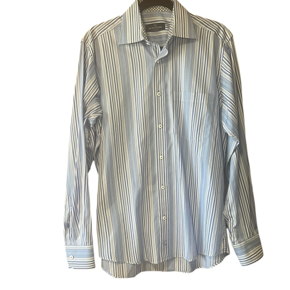Bugatchi Uomo Multi Striped‎ Long Sleeve Button Down Shirt